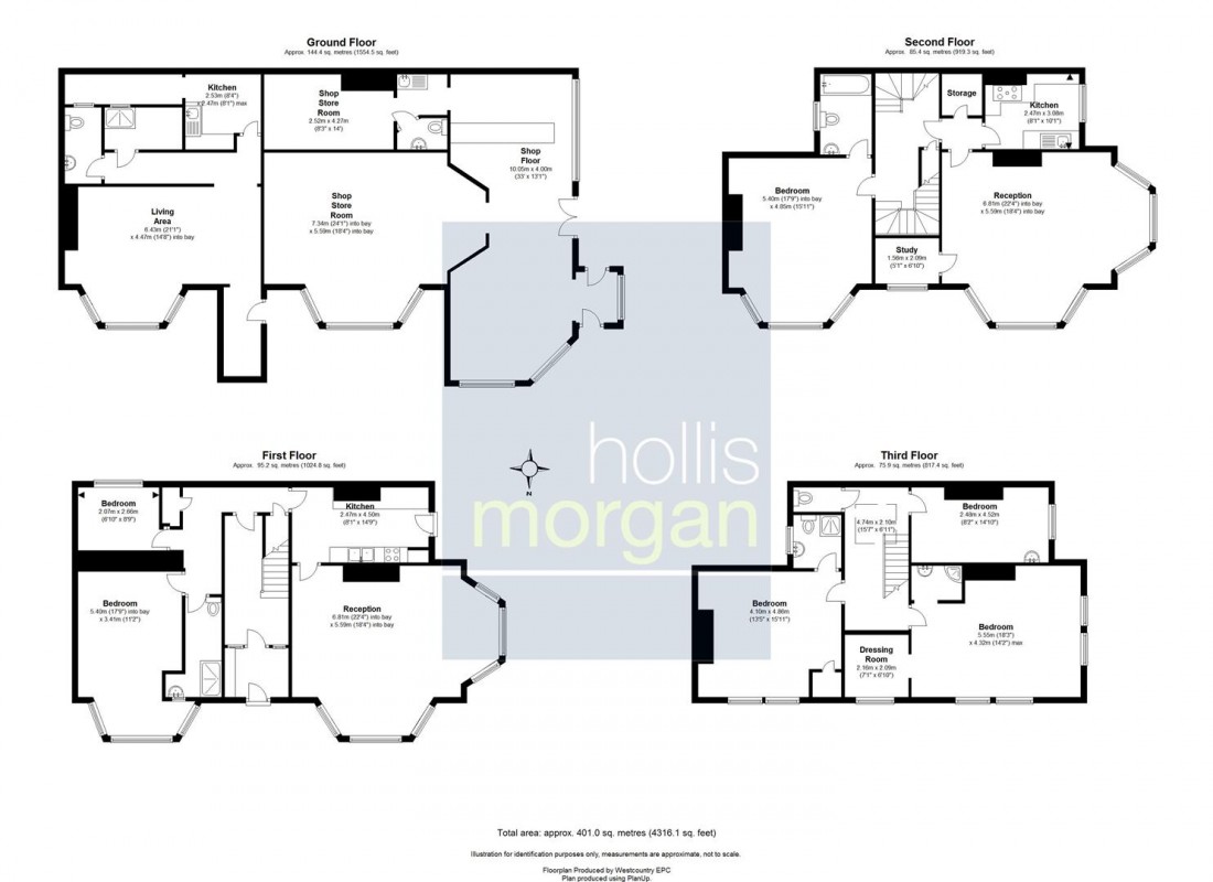 Floorplan for 2 Victoria Square, Weston-Super-Mare