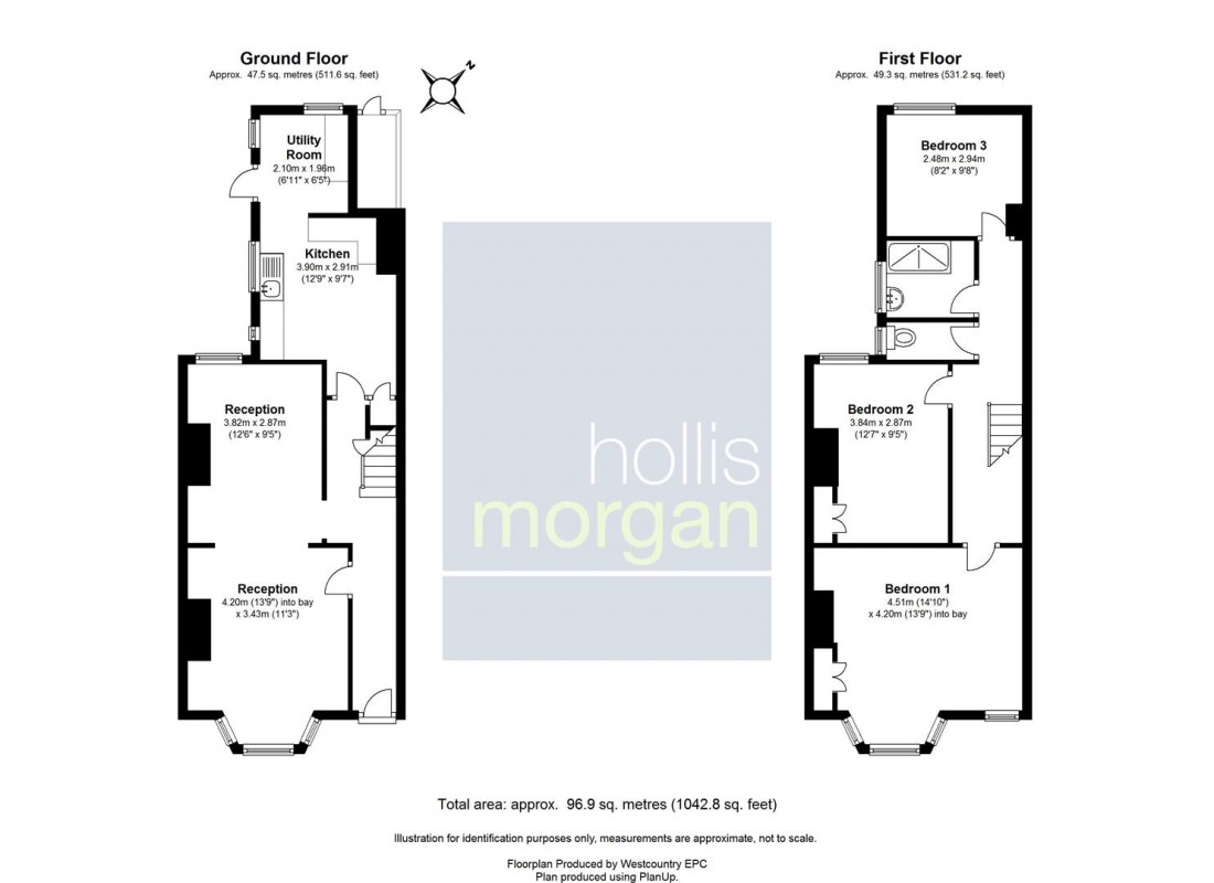 Floorplan for 63 Exeter Road, Southville