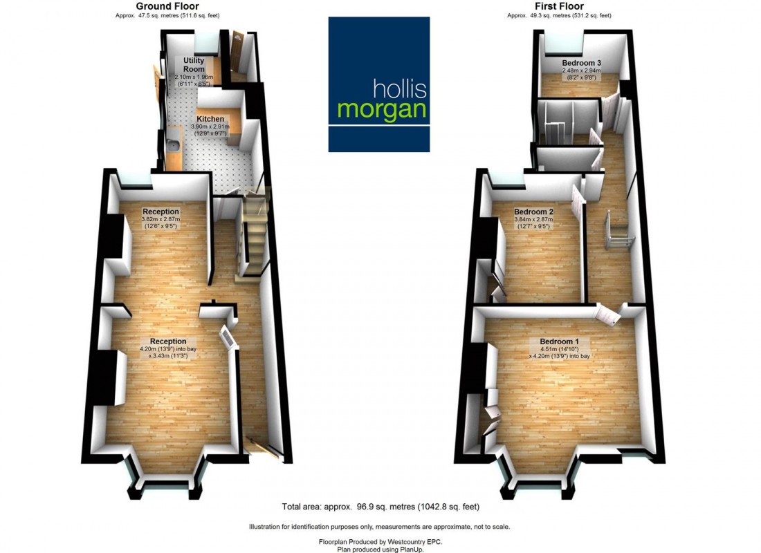 Floorplan for 63 Exeter Road, Southville