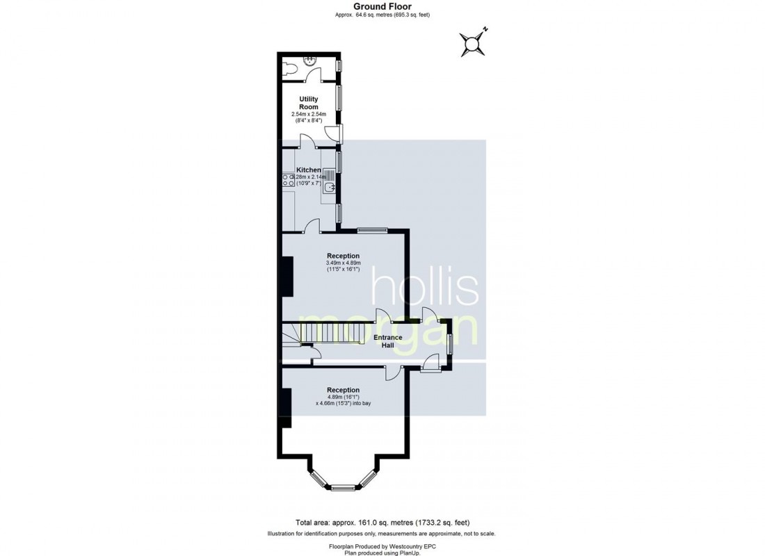 Floorplan for Cotham Brow, Bristol