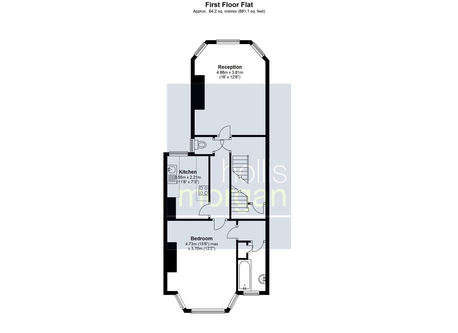 Floorplans For Hampton Road, Redland, Bristol