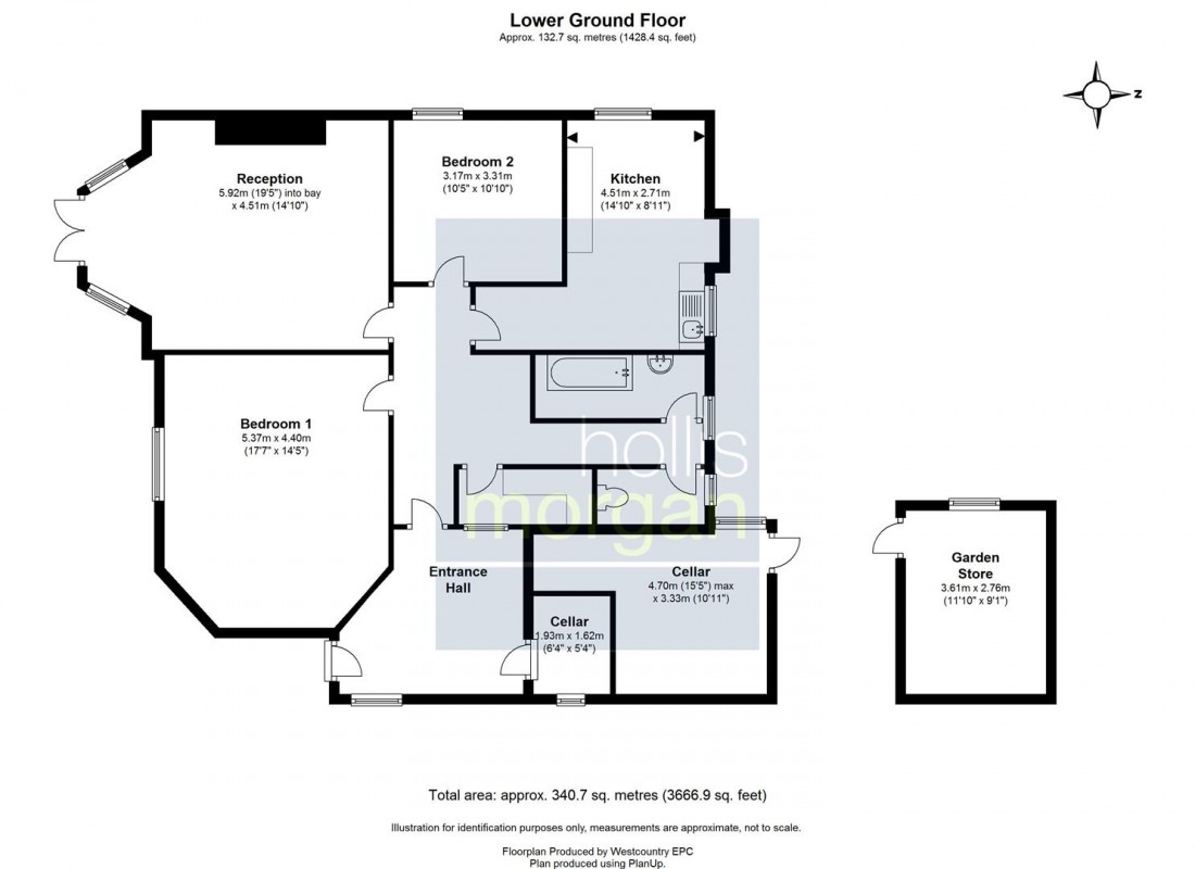 Floorplan for Queens Road, Weston-Super-Mare