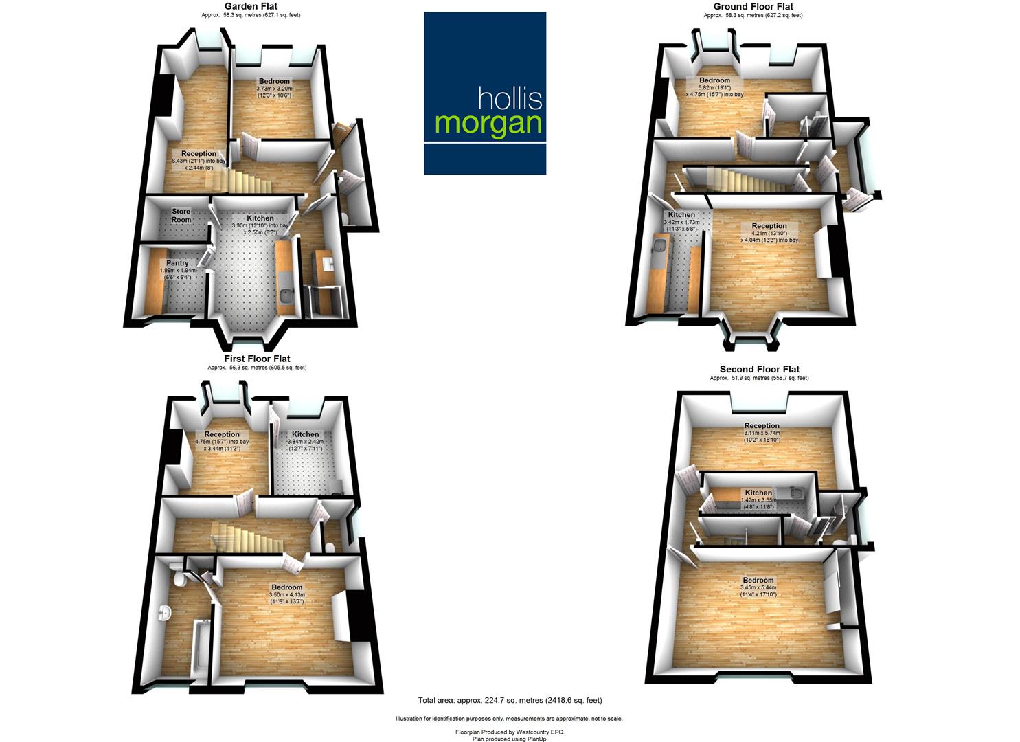 Floorplans For Cromwell Road, St. Andrews, Bristol