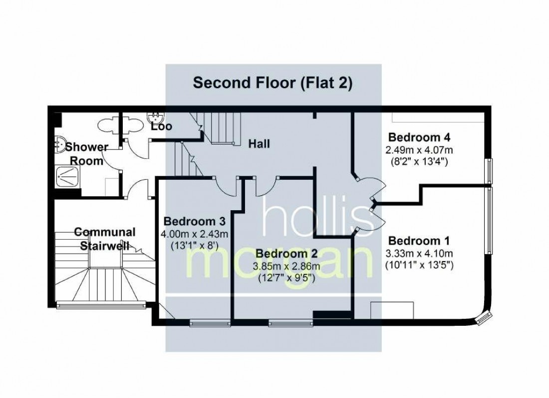 Floorplan for Whiteladies Road, Clifton