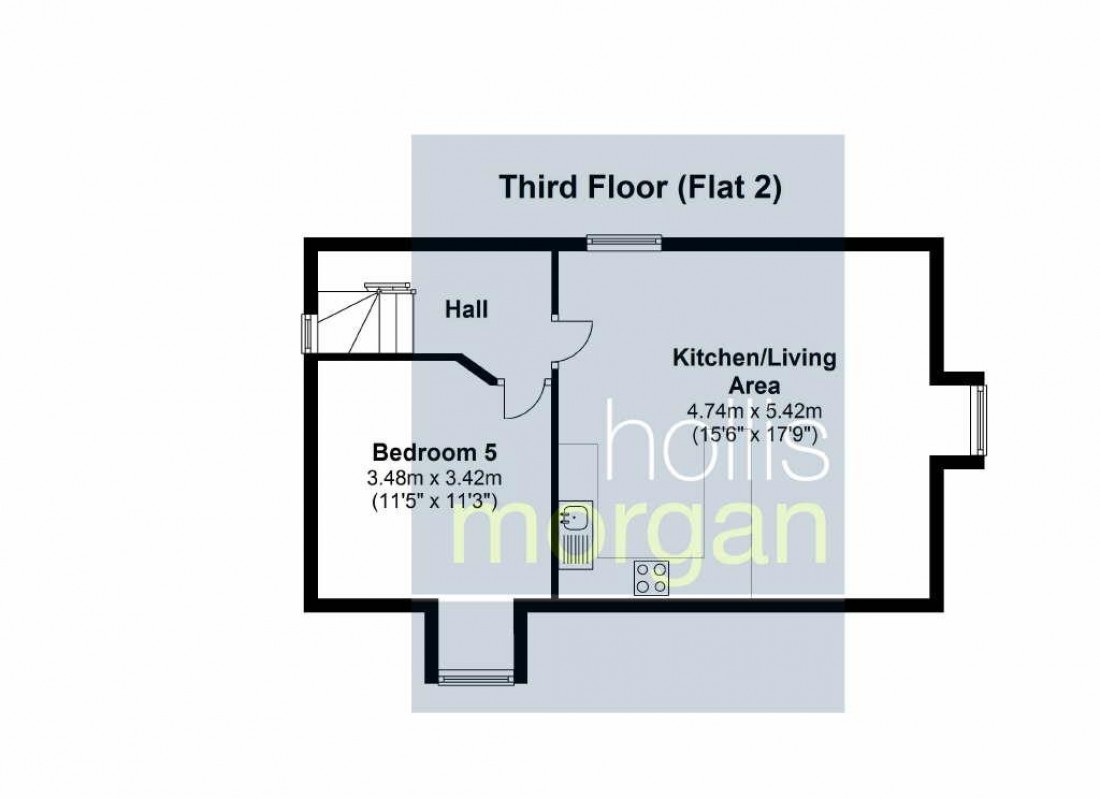 Floorplan for Whiteladies Road, Clifton