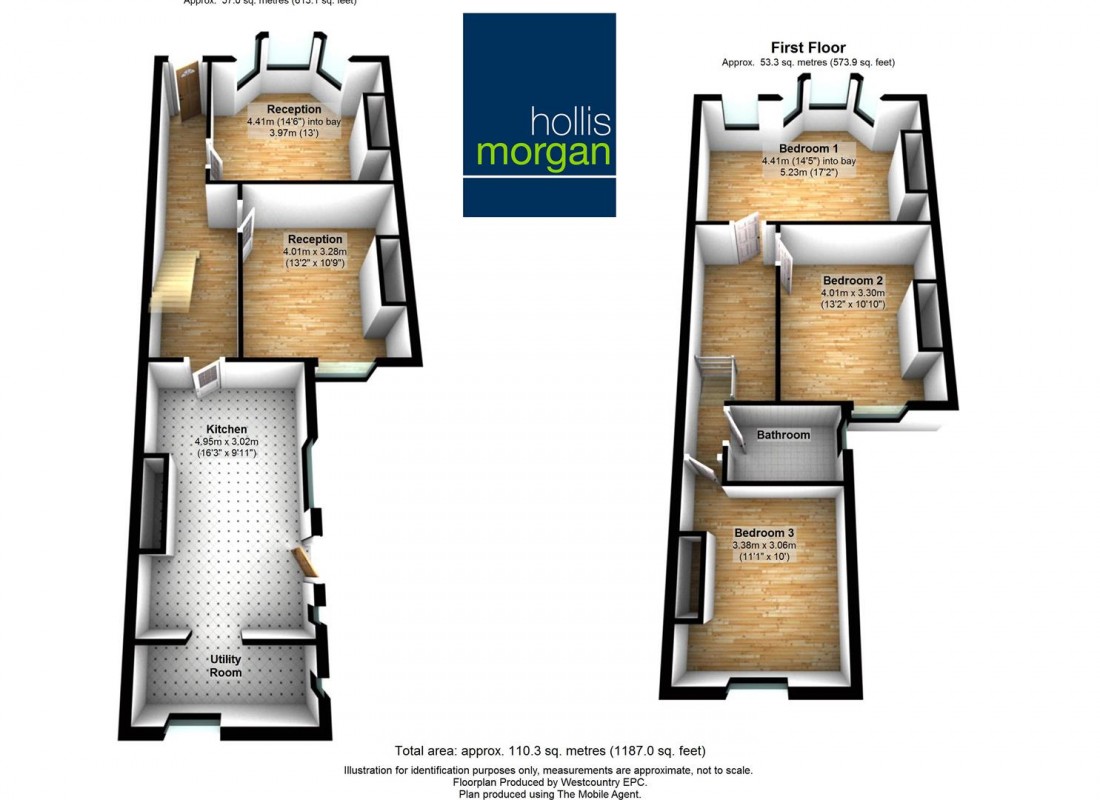 Floorplan for Seymour Road, Bishopston, Bristol