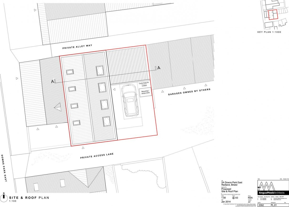 Floorplan for 2A Downs Park East, Westbury Park, Bristol