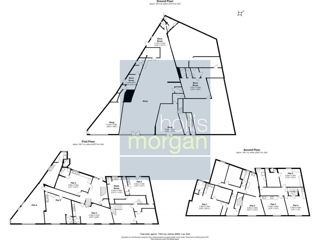 Floorplan for Ashley Road, Bristol