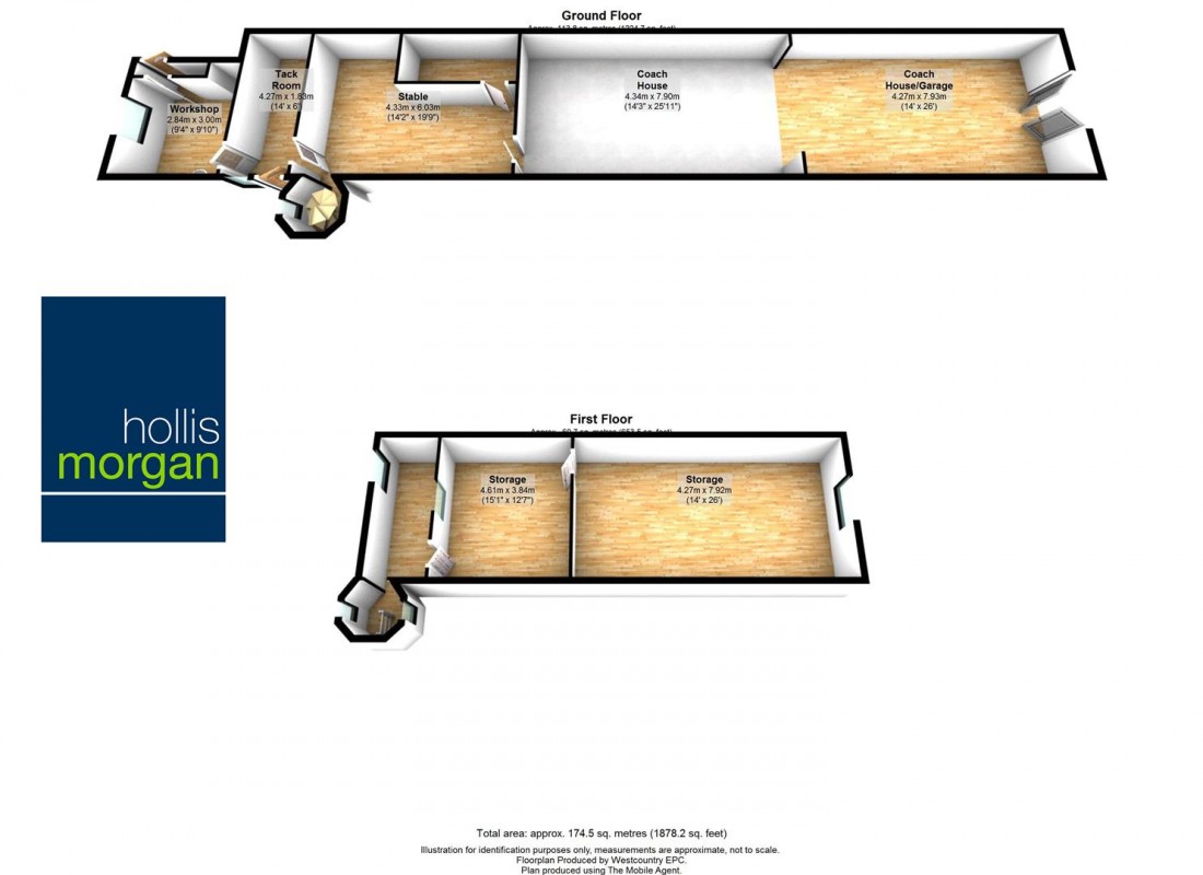 Floorplan for Rear Of The Gables, Church Road