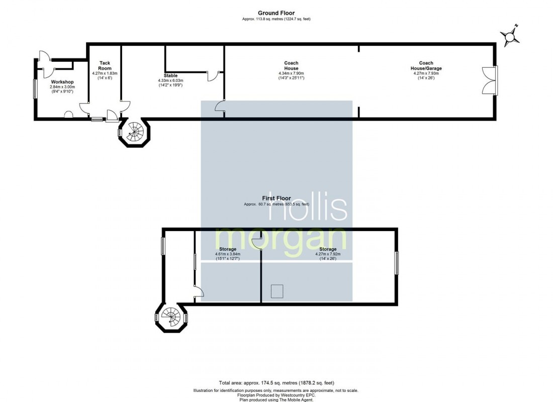 Floorplan for Rear Of The Gables, Church Road