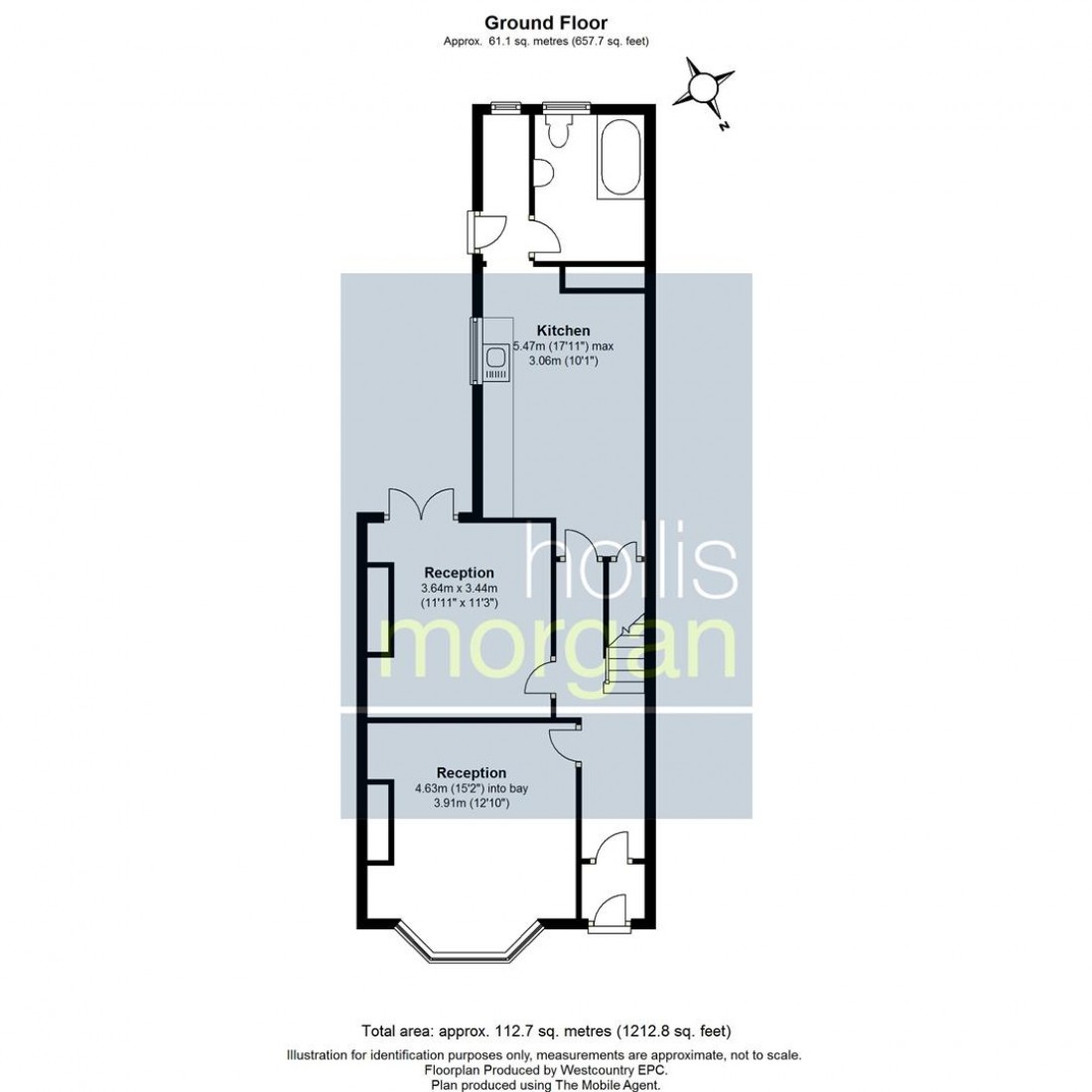 Floorplan for Bishop Road, Bishopston, Bristol