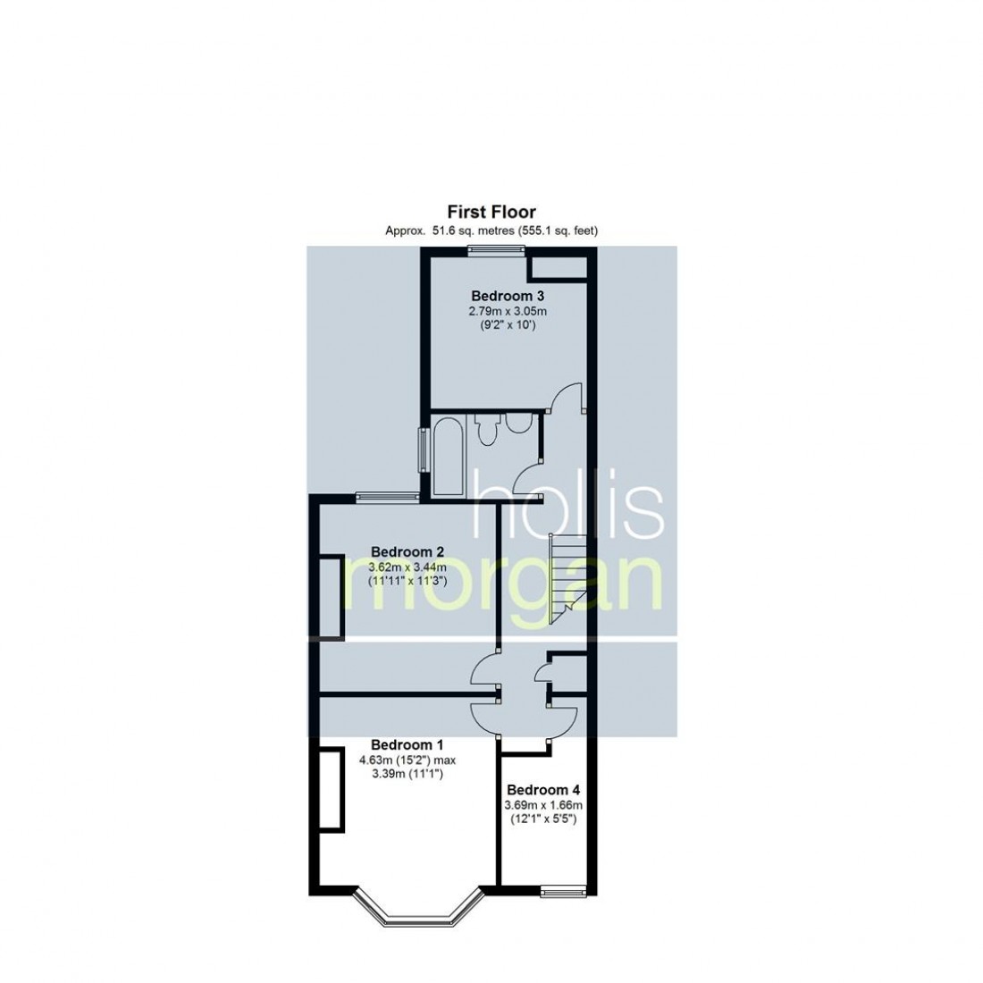 Floorplan for Bishop Road, Bishopston, Bristol