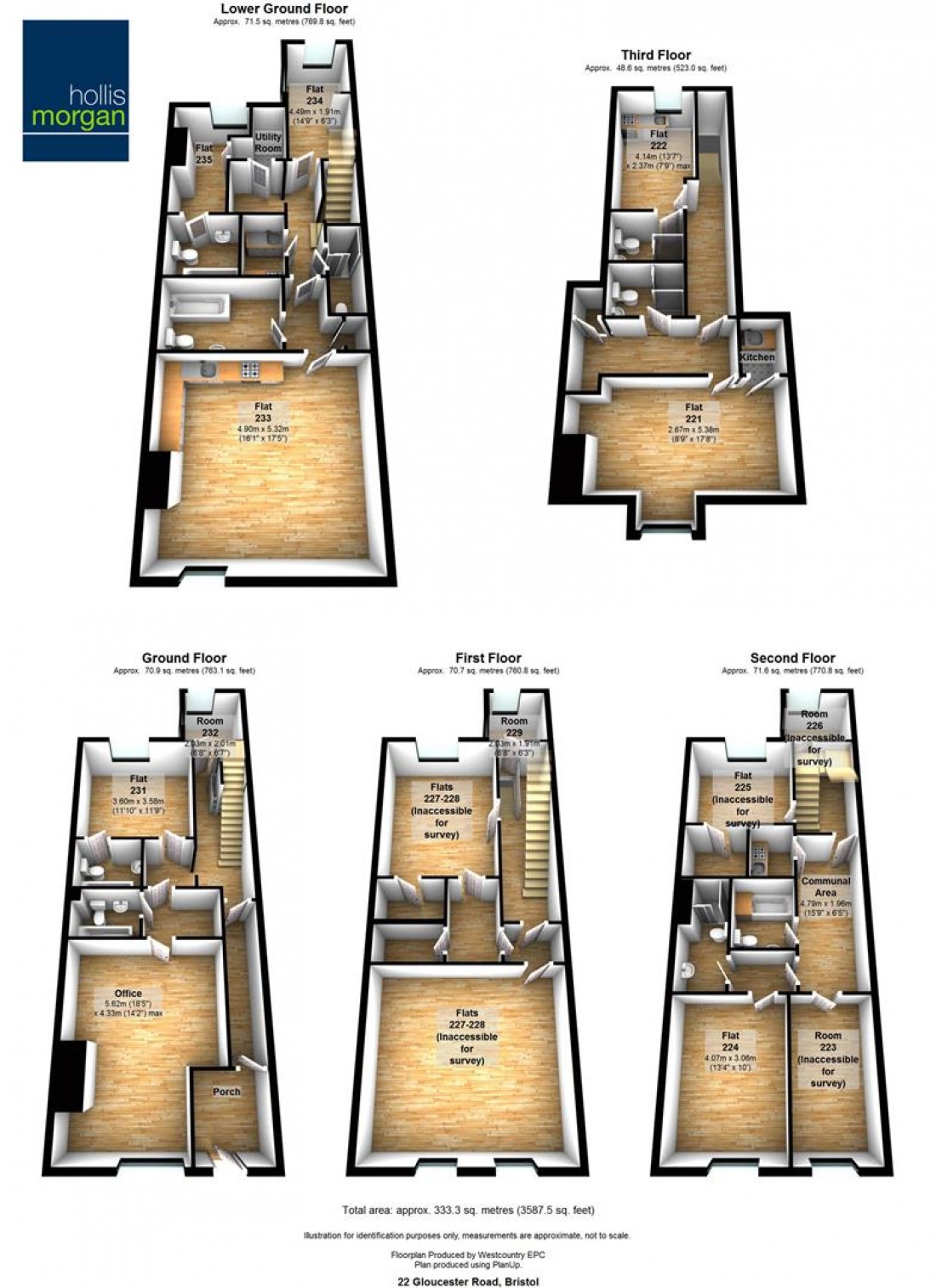 Floorplan for ( 12 bed HMO ) 22 Gloucester Road, Avonmouth, Bristol