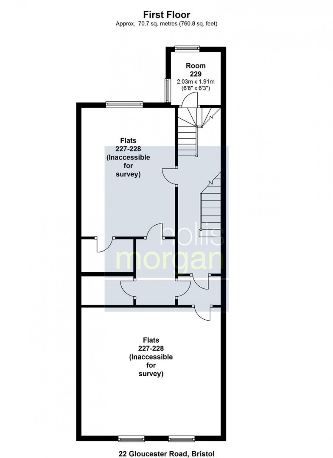 Floorplan for ( 12 bed HMO ) 22 Gloucester Road, Avonmouth, Bristol