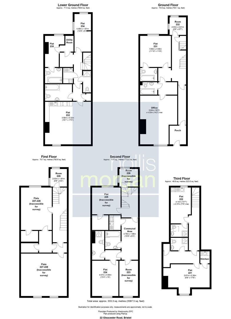 Floorplans For ( 12 bed HMO ) 22 Gloucester Road, Avonmouth, Bristol