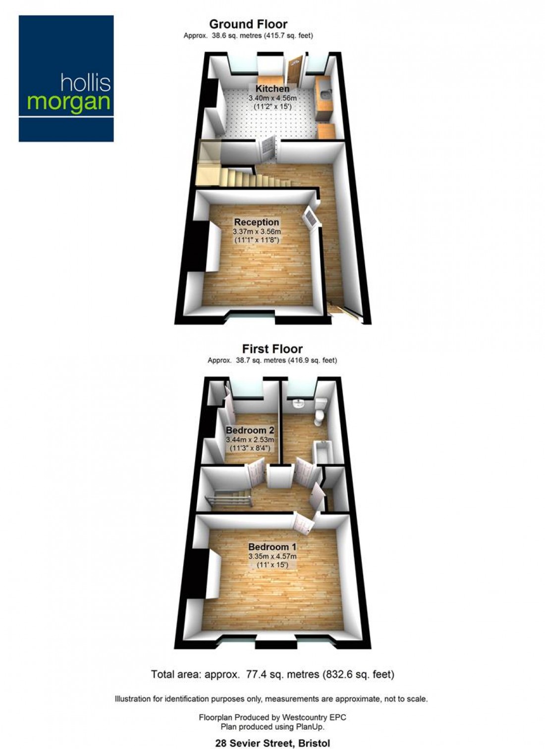 Floorplan for 28 Sevier Street, St. Werburghs, Bristol