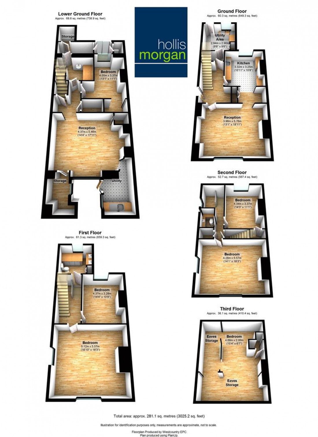 Floorplan for 5 Gordon Road, Clifton, Bristol