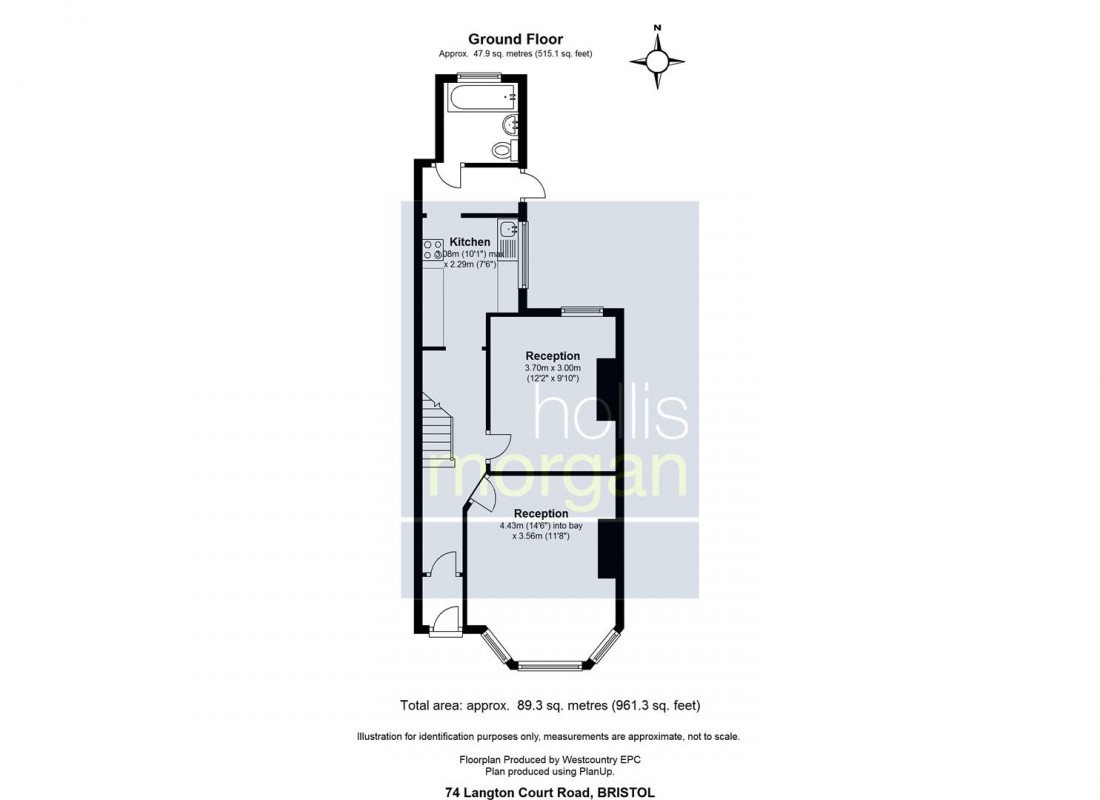 Floorplan for Langton Court Road, St Annes, Bristol