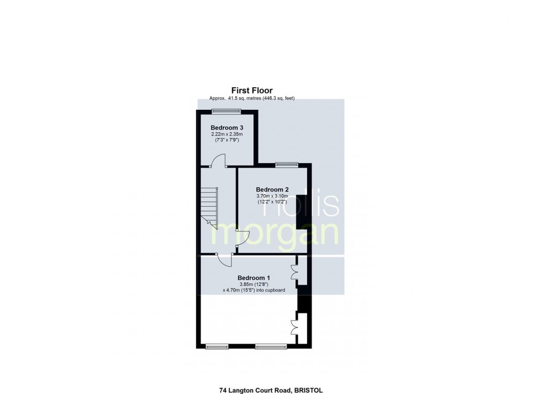 Floorplan for Langton Court Road, St Annes, Bristol