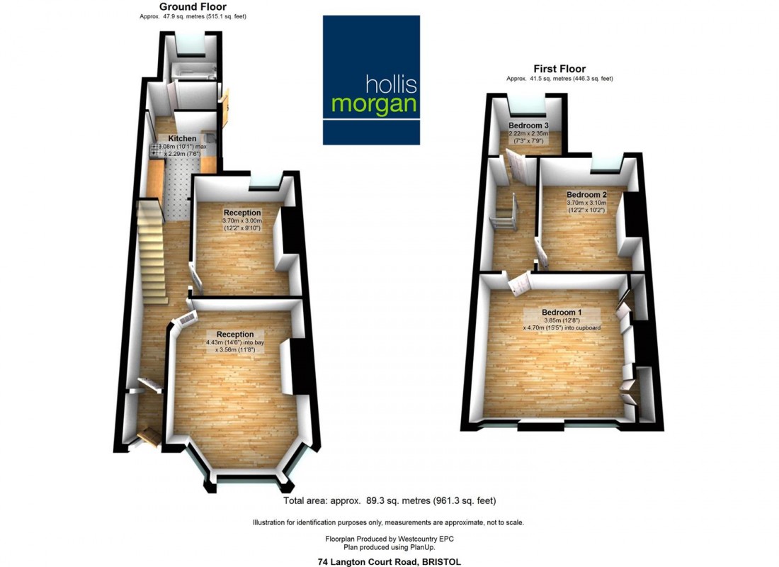 Floorplan for Langton Court Road, St Annes, Bristol