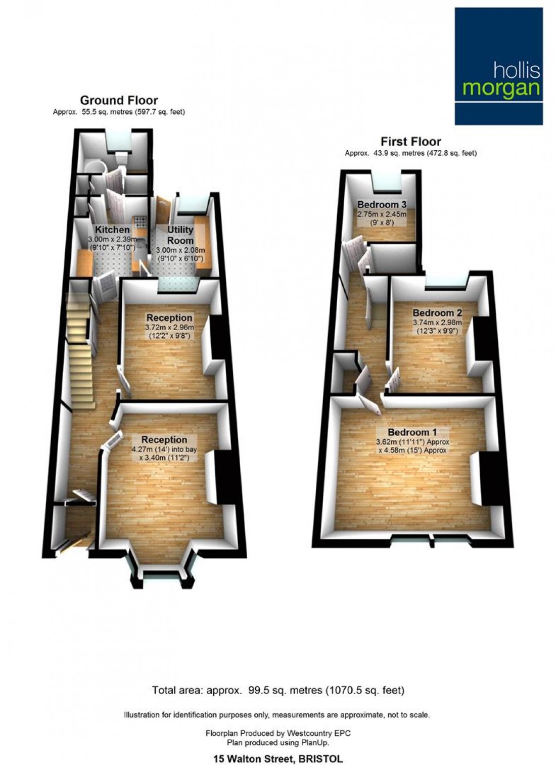 Floorplan for 15 Walton Street, Easton, Bristol