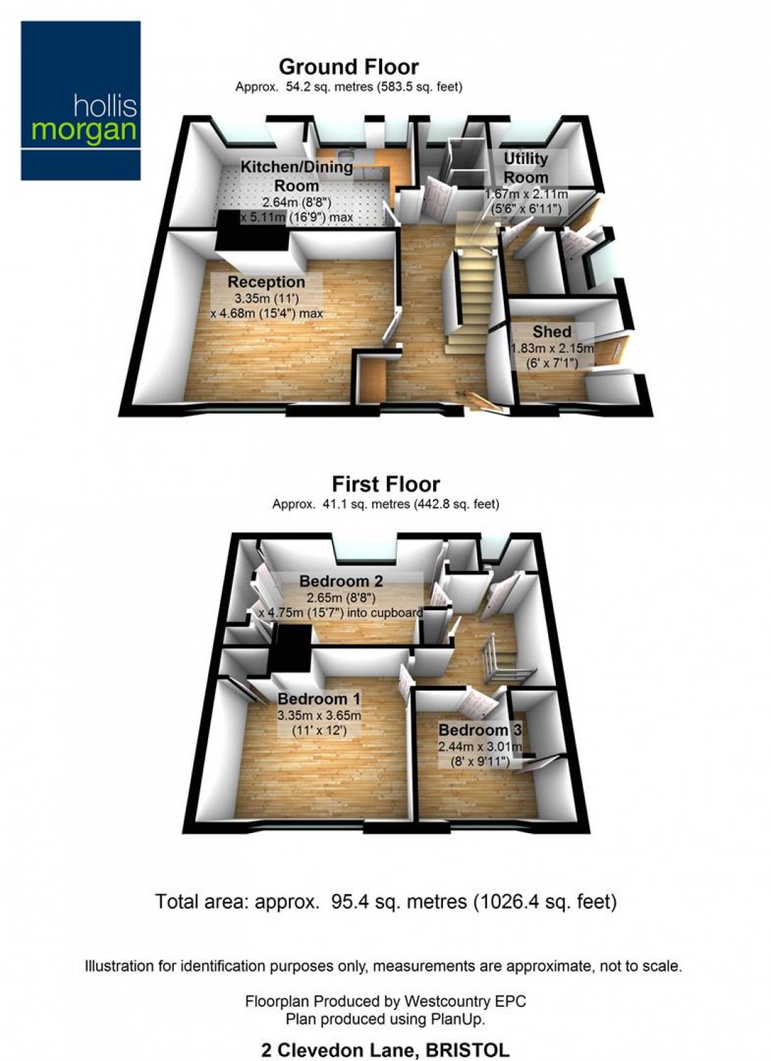 Floorplan for 2 Clevedon Lane, Clapton In Gordano, Bristol