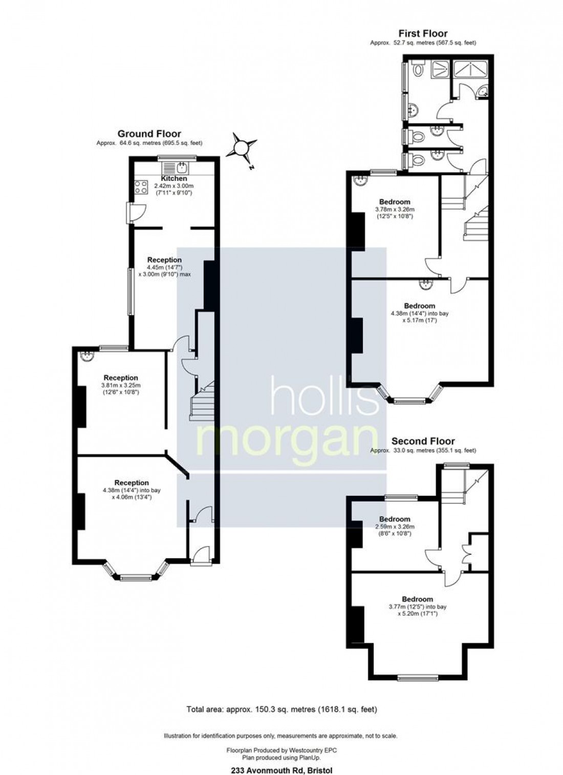 Floorplan for 233 Avonmouth Road, Avonmouth, Bristol