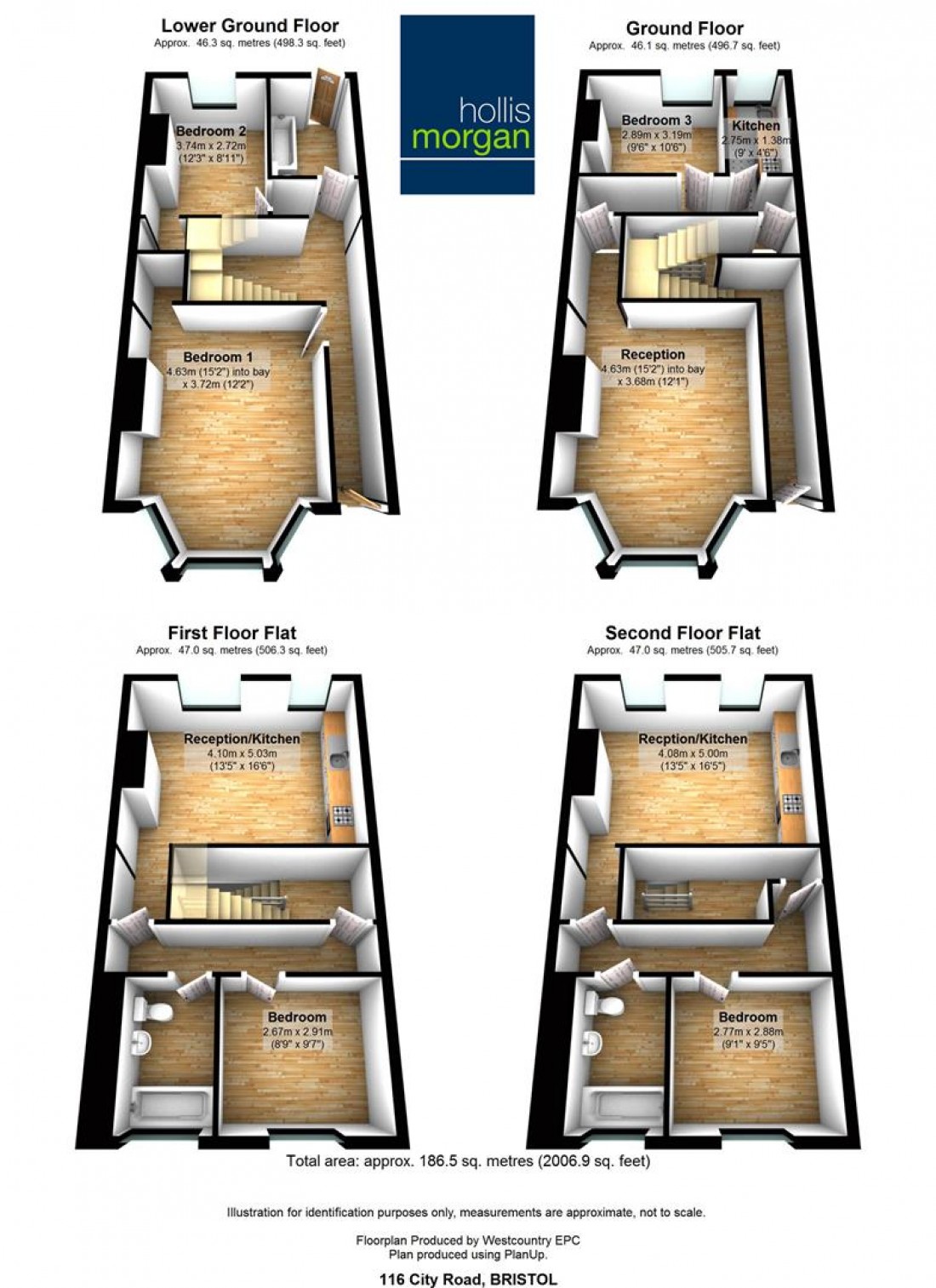 Floorplan for 116 City Road, St. Pauls, Bristol