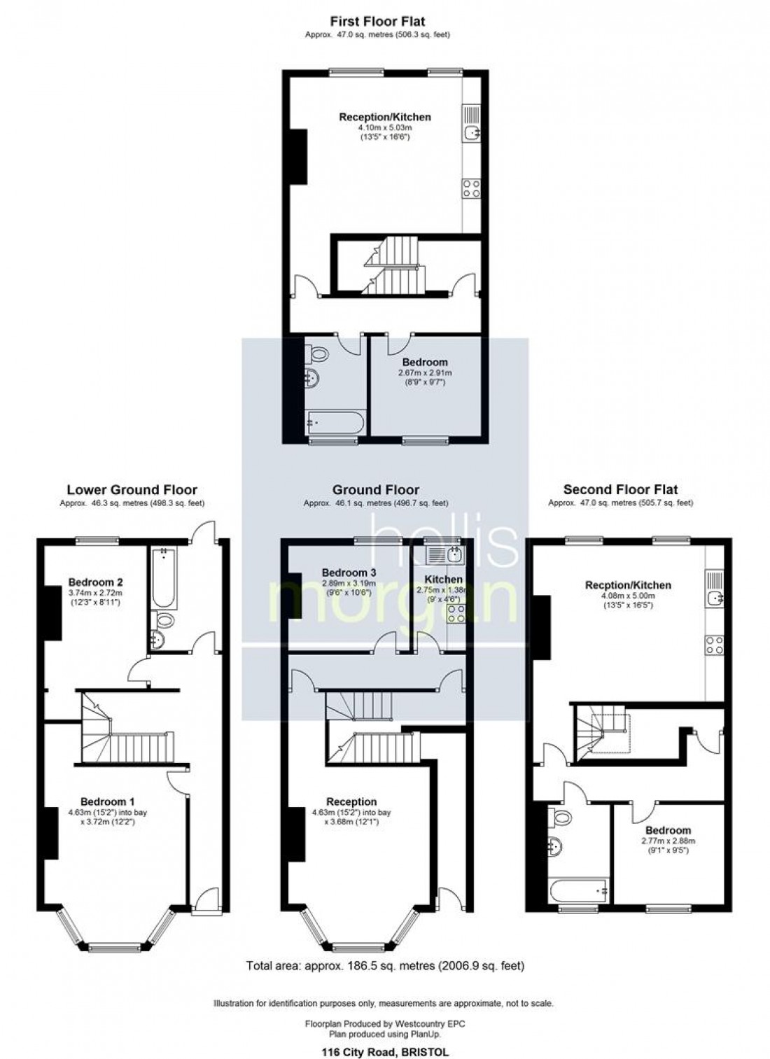 Floorplan for 116 City Road, St. Pauls, Bristol