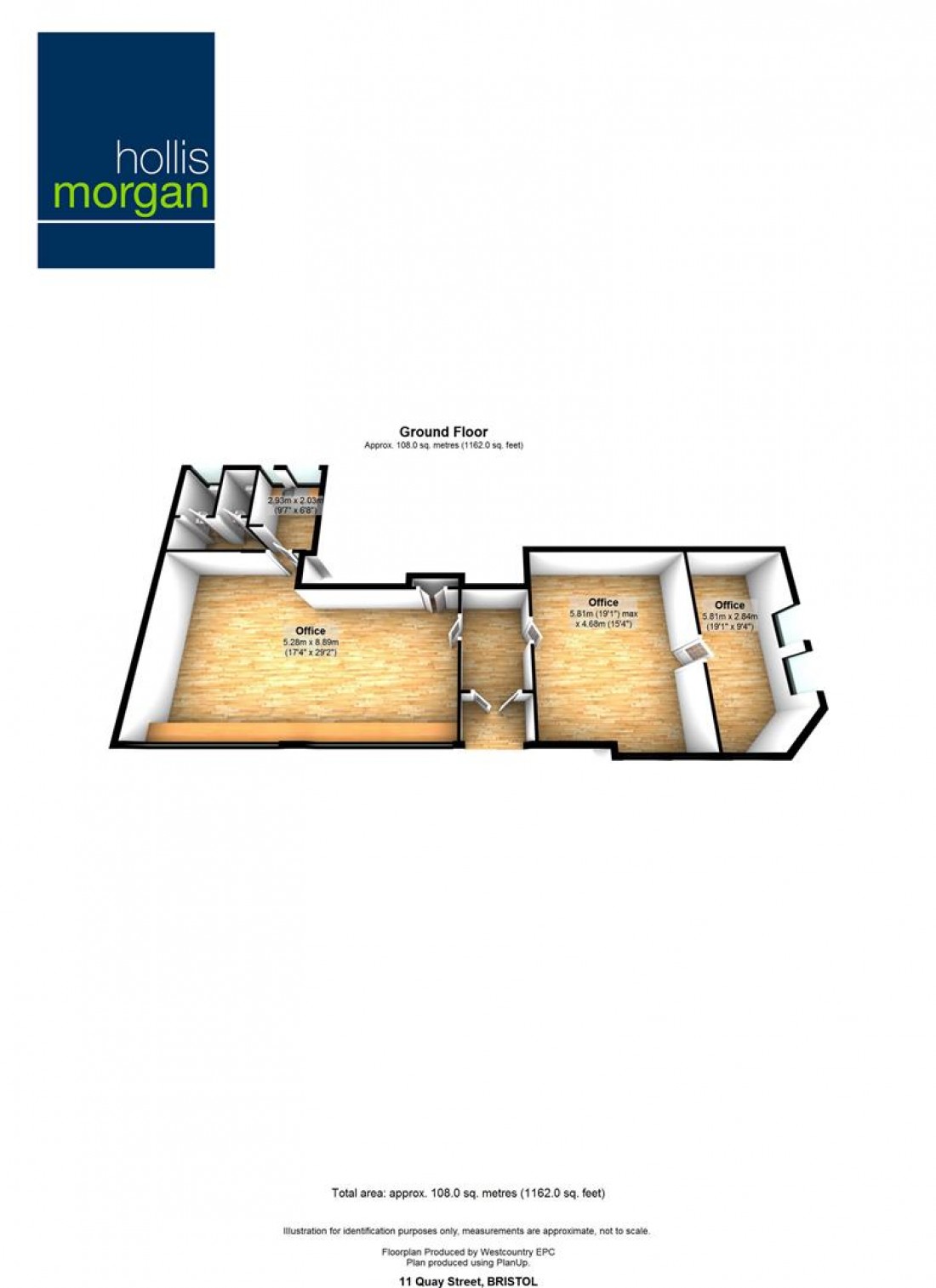 Floorplan for 11 Quay Street, City Centre, Bristol