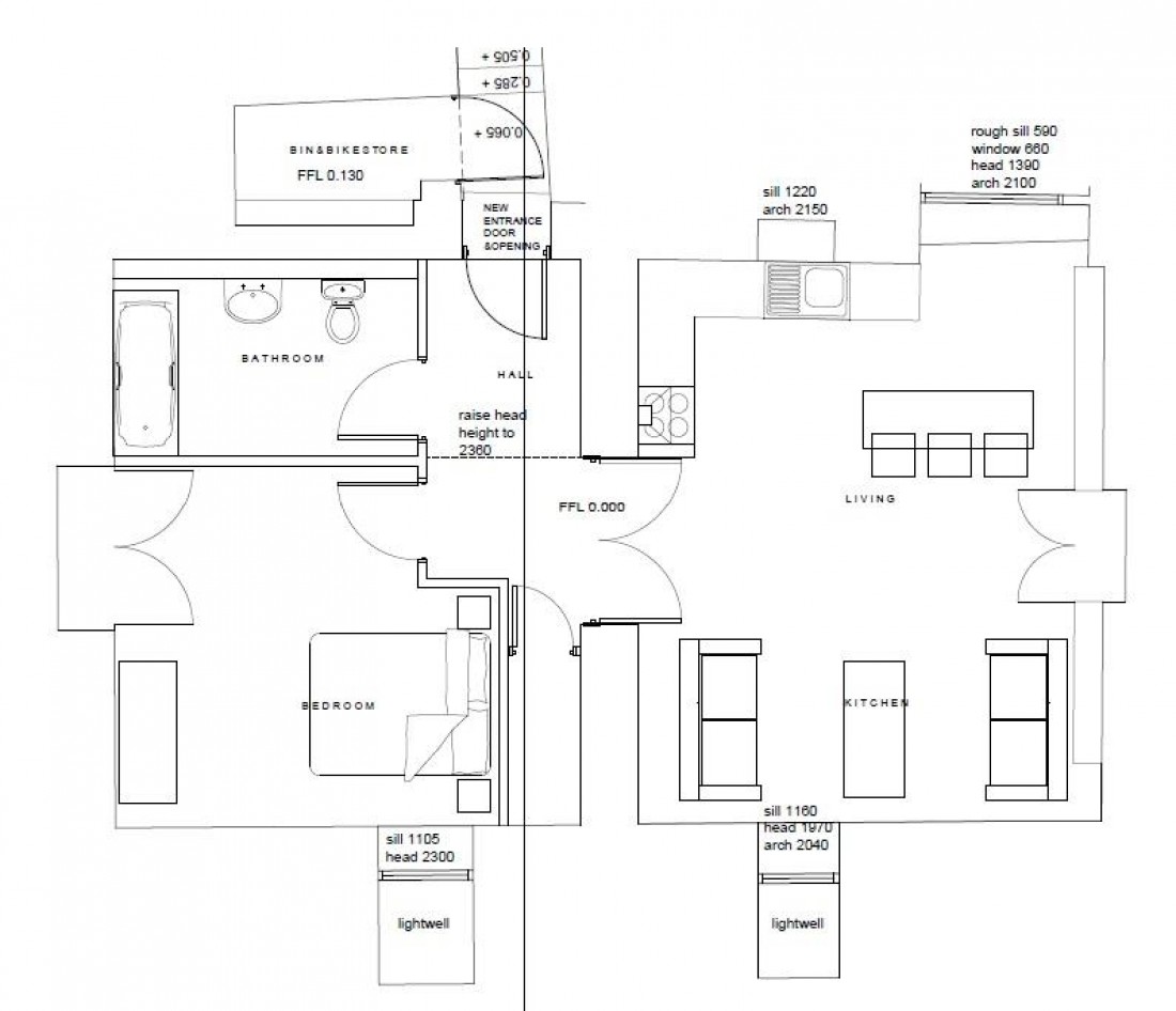 Floorplan for 21a Jacobs Wells Road, Cliftonwood, Bristol