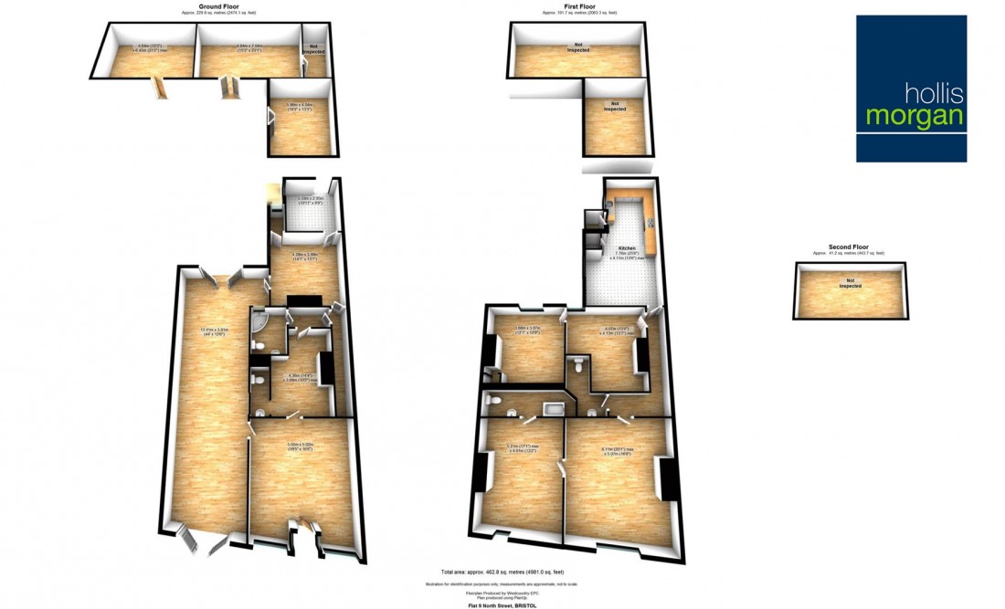 Floorplan for 9 North Street, Southville, Bristol