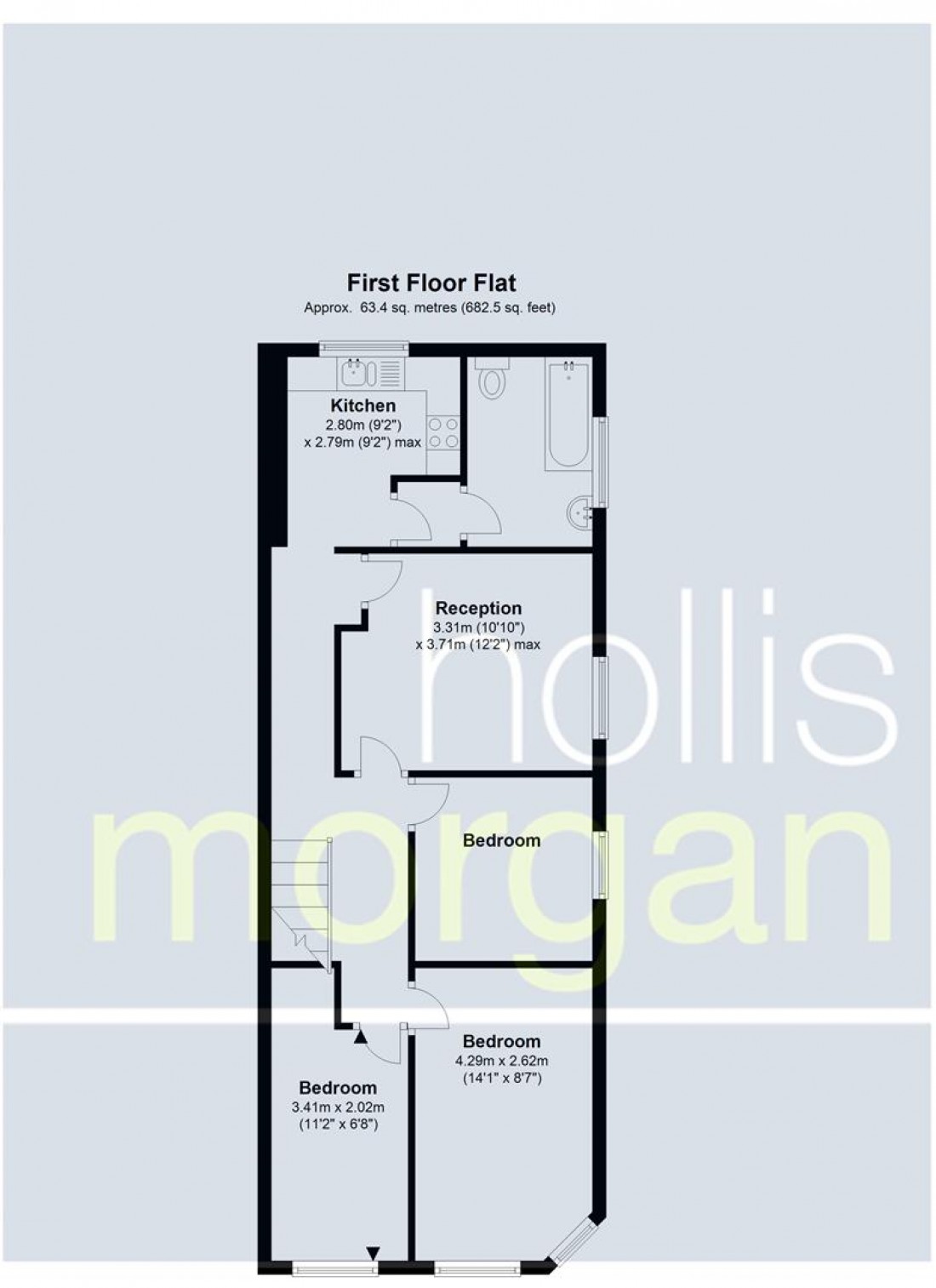 Floorplan for Queen Street, Eastville, Bristol