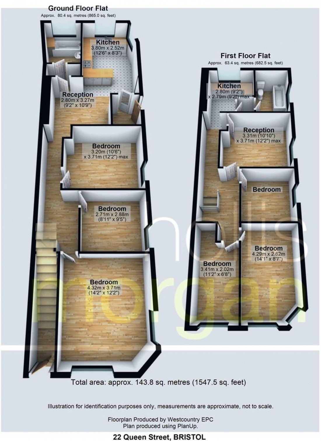 Floorplan for Queen Street, Eastville, Bristol