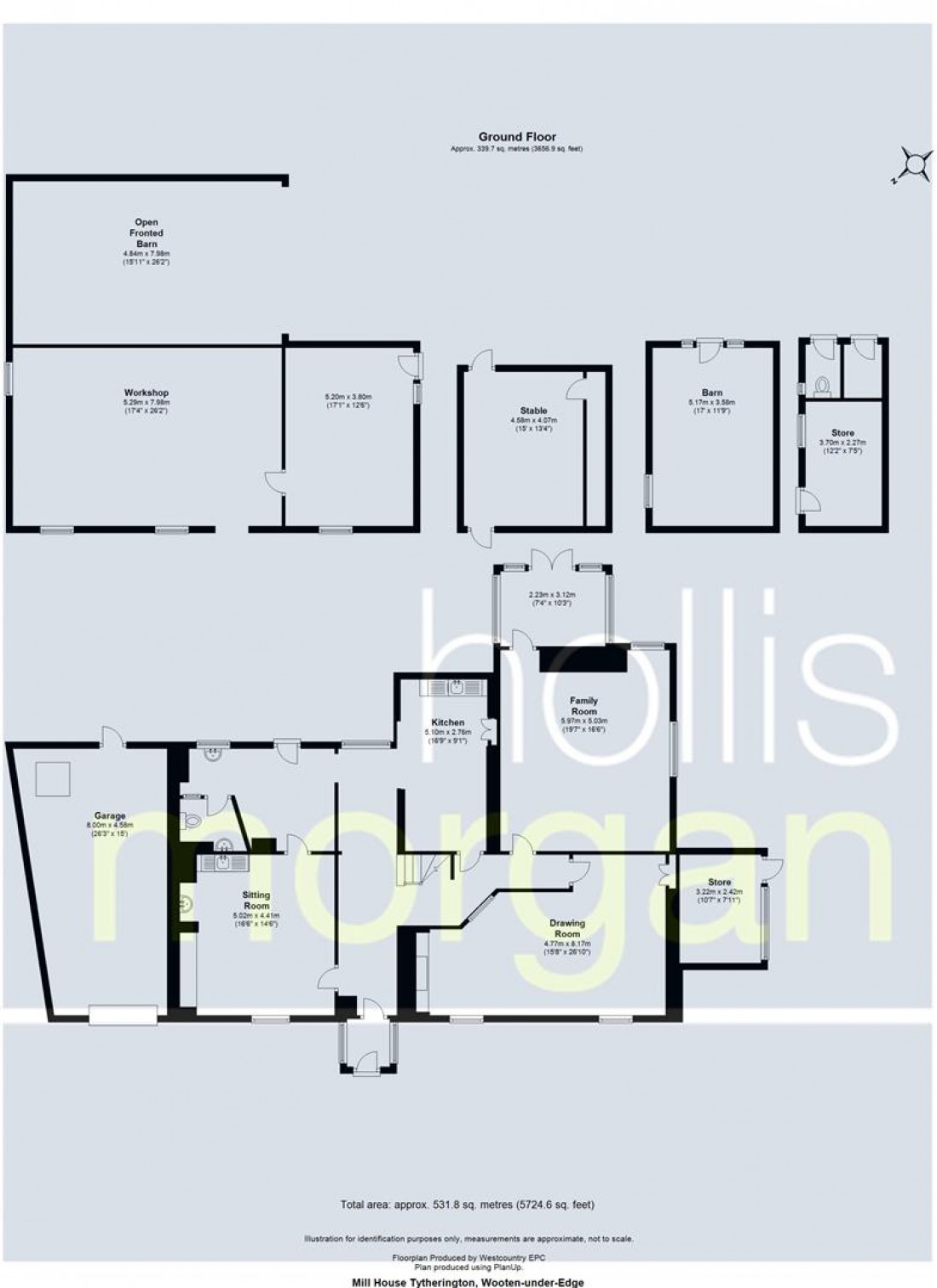 Floorplan for Duck Street, Tytherington, Wotton-Under-Edge