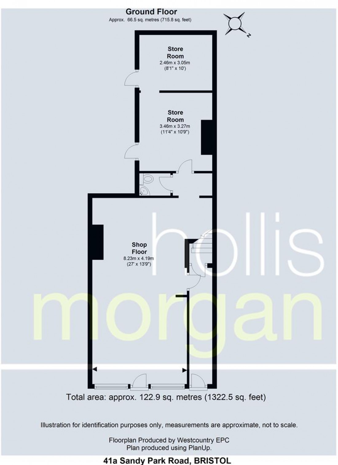 Floorplan for 41 Sandy Park Road, Brislington, Bristol