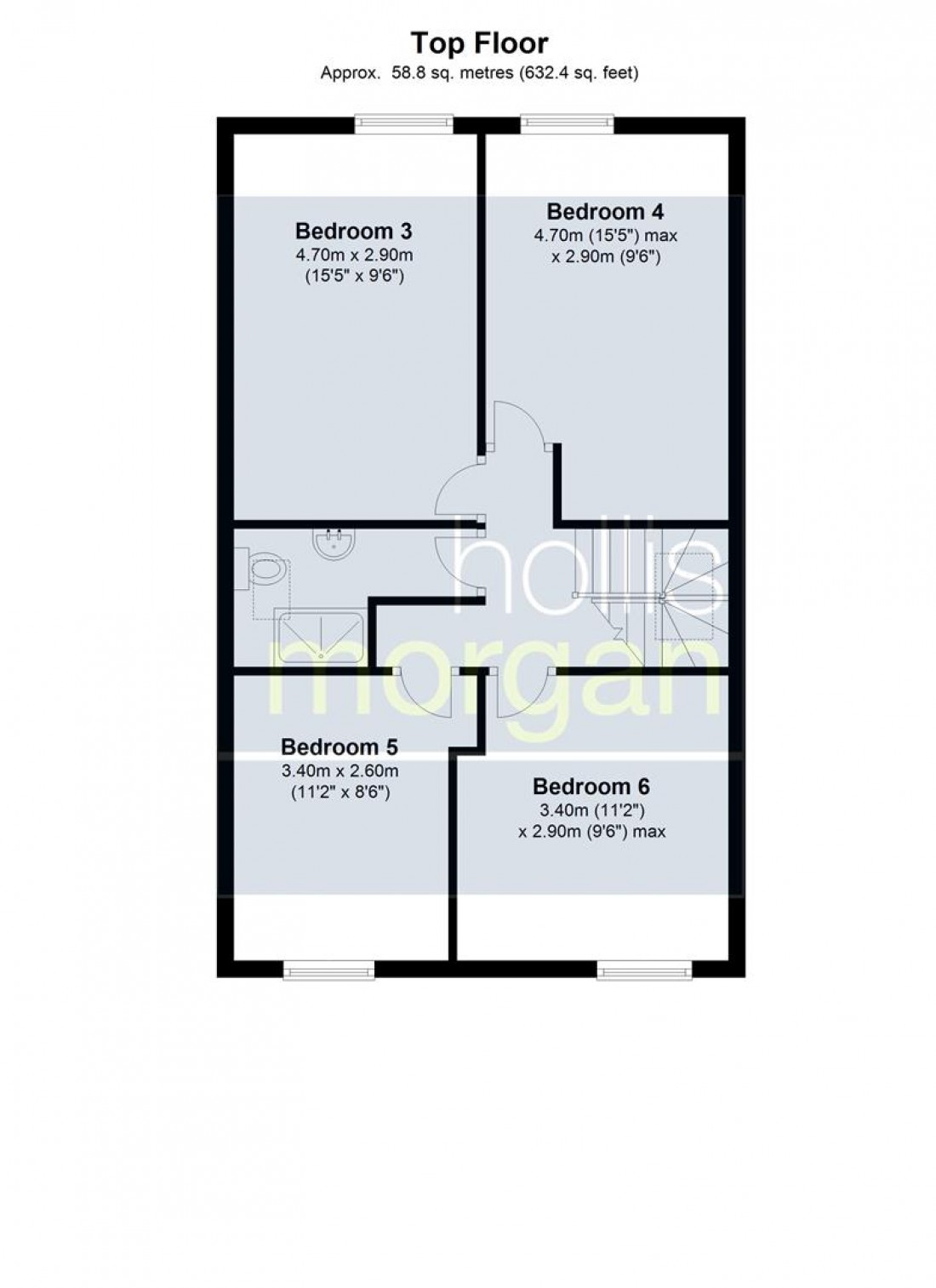 Floorplan for Cotham Hill, Cotham, Bristol