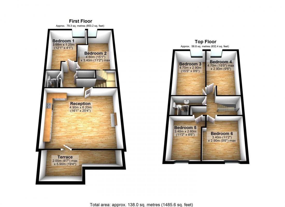 Floorplan for Cotham Hill, Cotham, Bristol