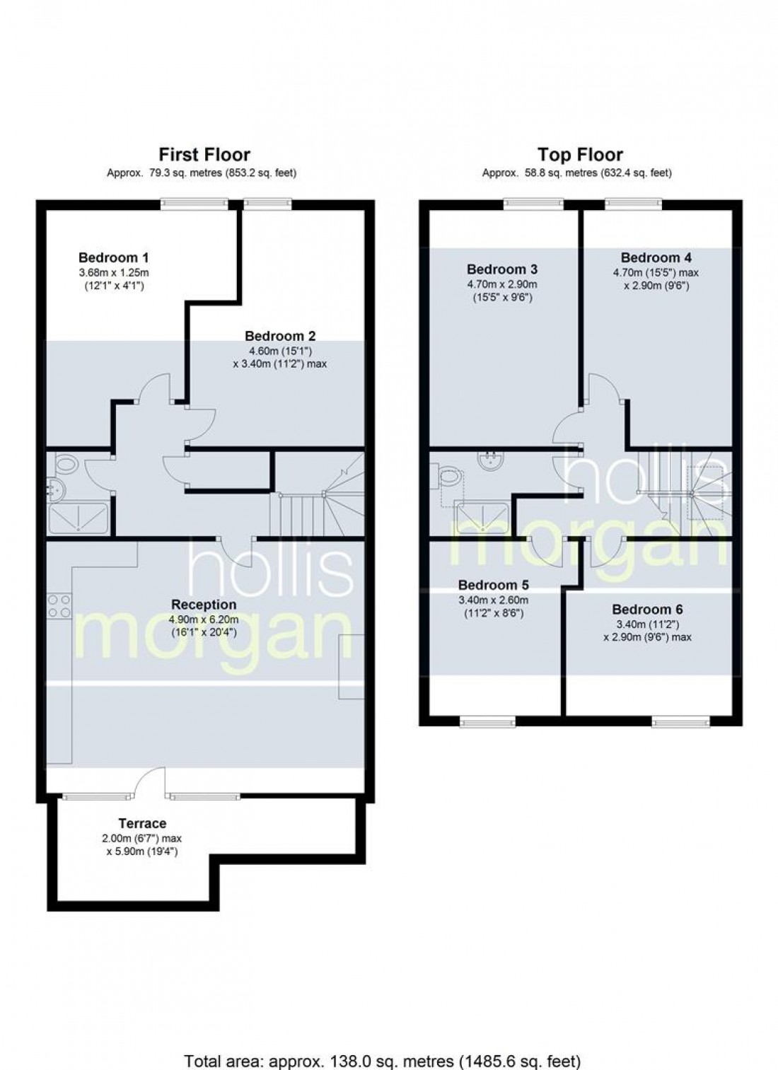 Floorplan for Cotham Hill, Cotham, Bristol