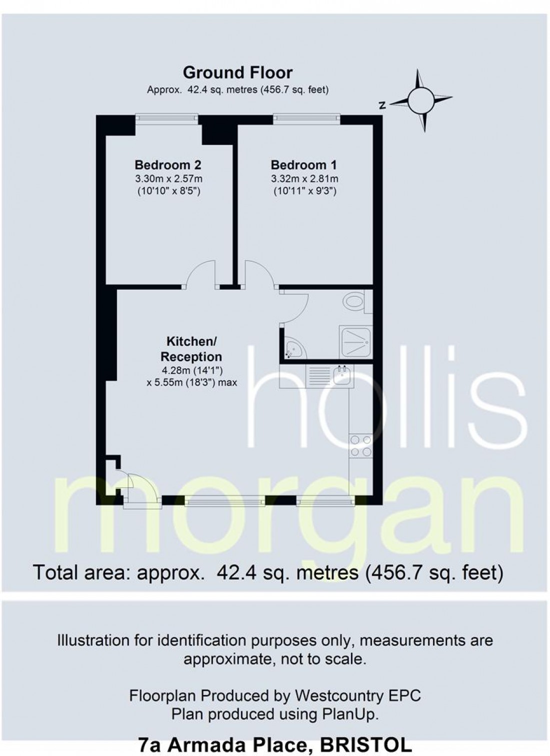 Floorplan for Ninetree Hill, Kingsdown, Bristol