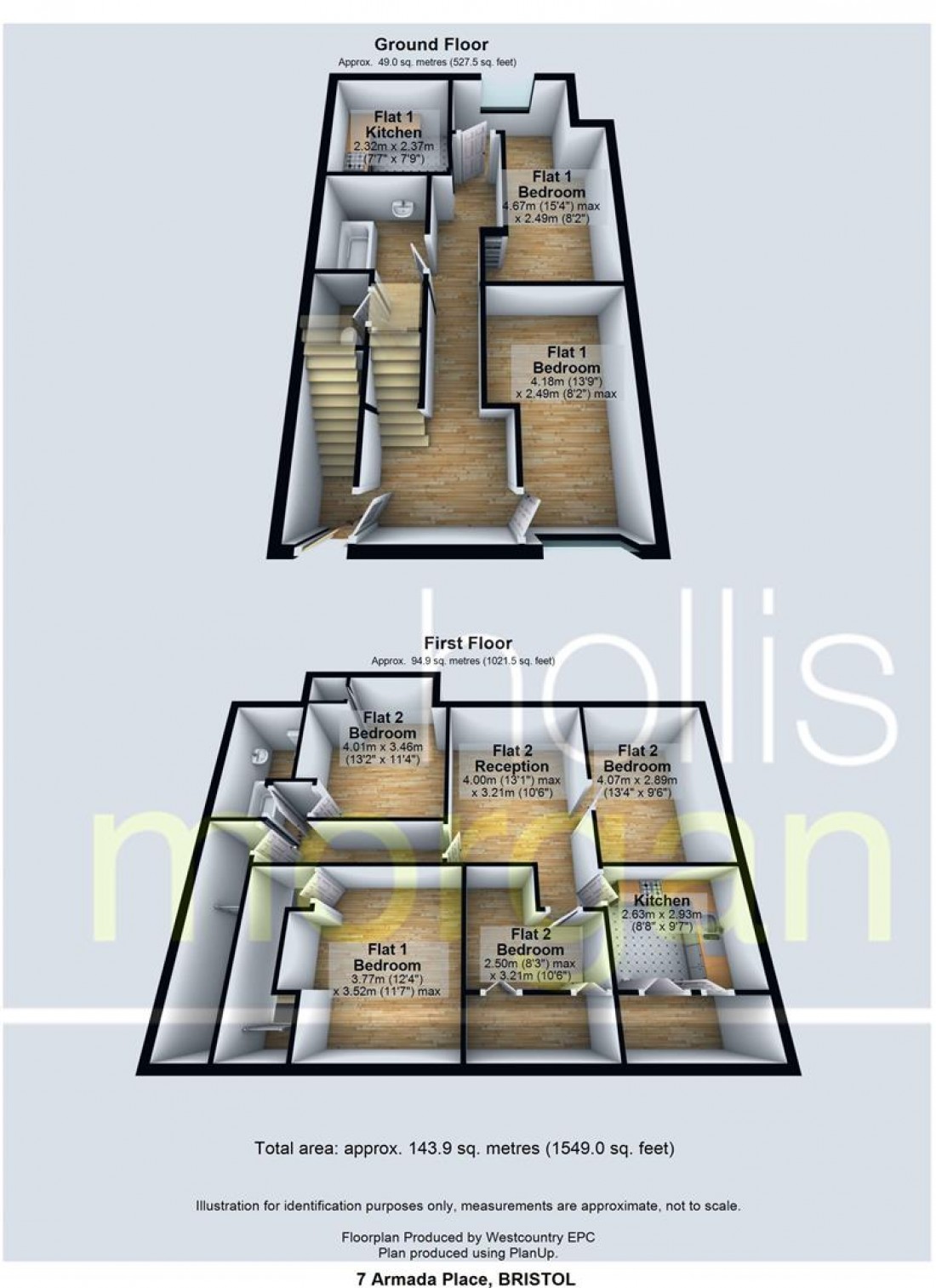 Floorplan for Armada Place, Bristol