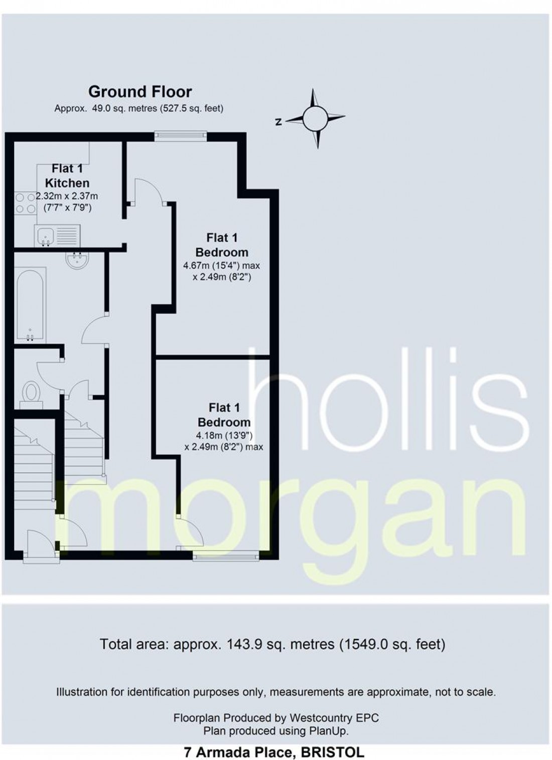 Floorplan for Armada Place, Bristol