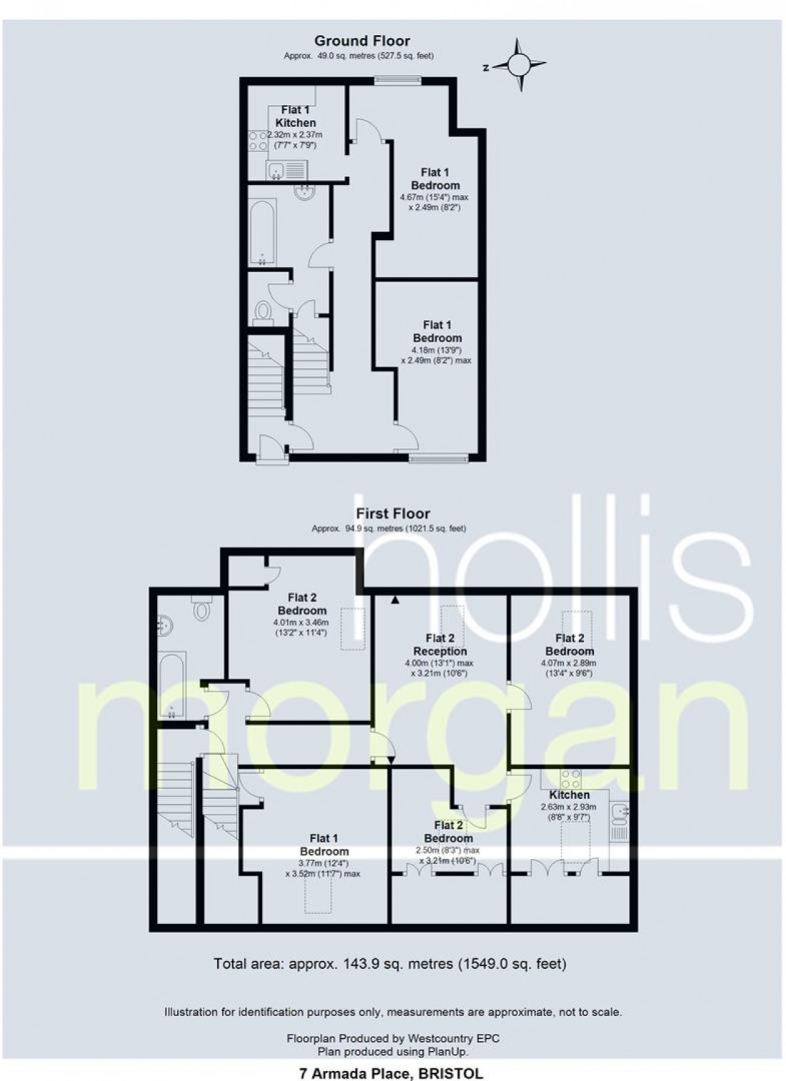 Floorplan for Armada Place, Bristol