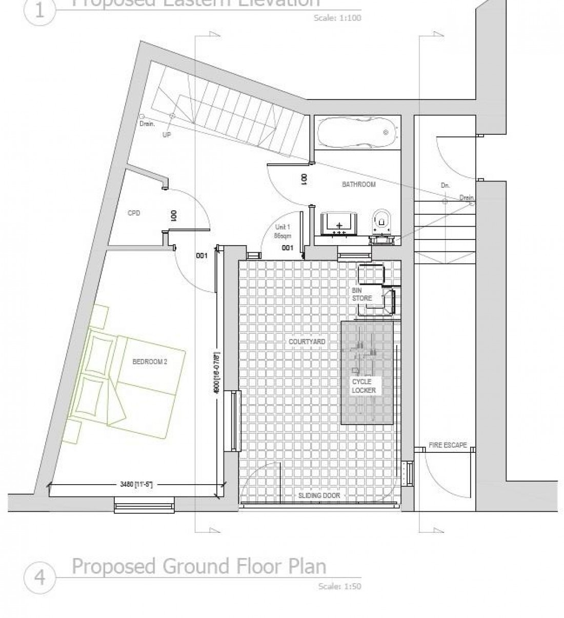 Floorplan for Plot @ Norfolk Place, Bedminster, Bristol