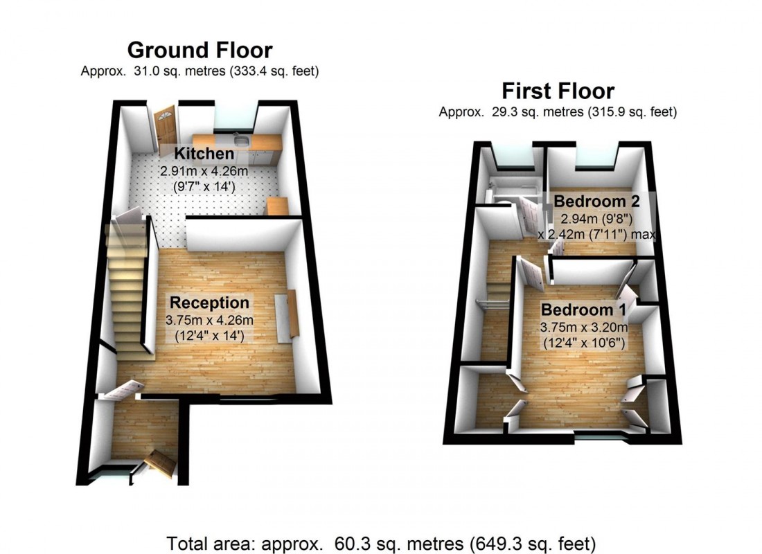 Floorplan for Bryants Hill, St. George, Bristol