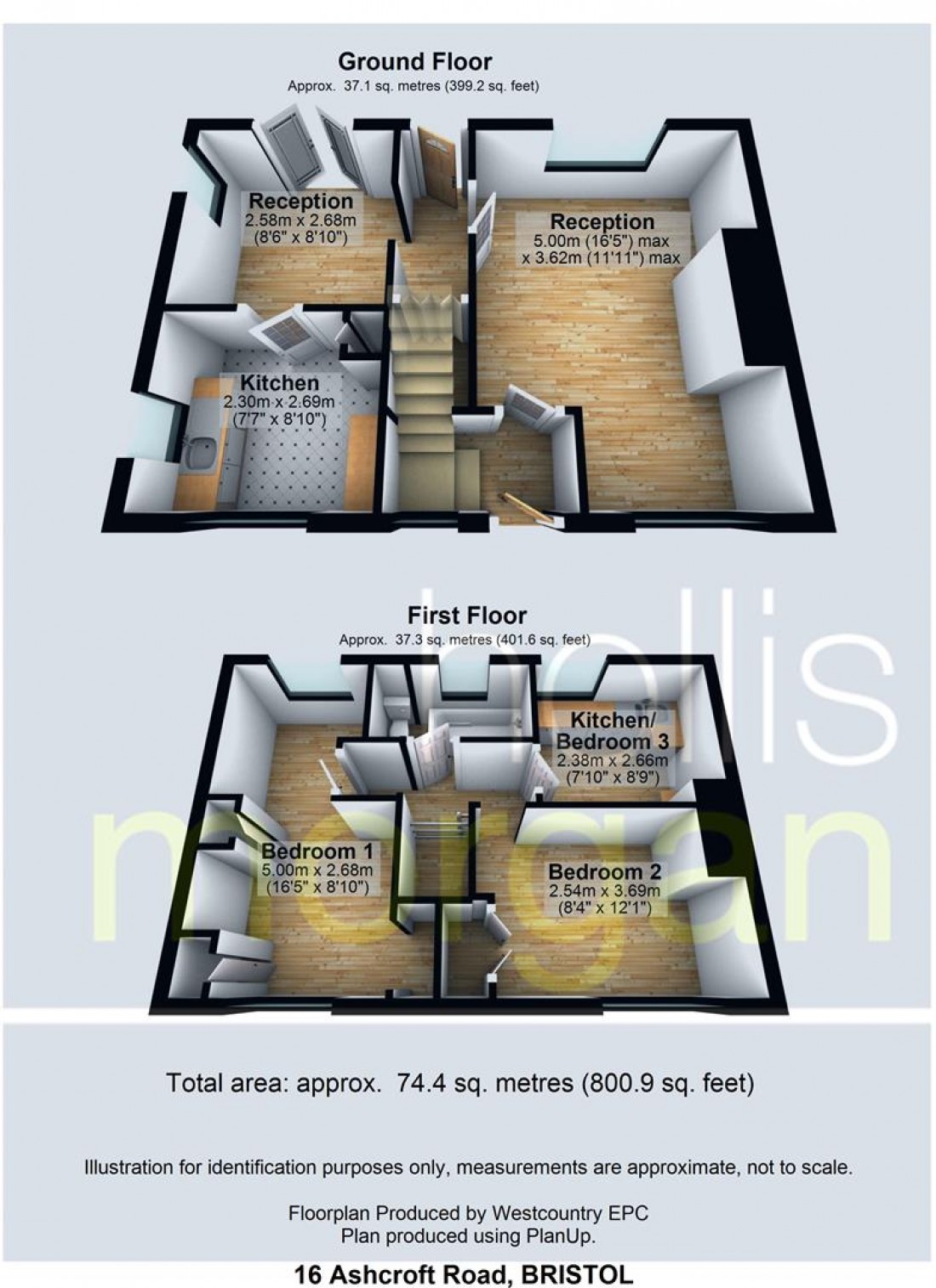 Floorplan for *** REDUCED PRICE *** 16 Ashcroft Road, Sea Mills, Bristol