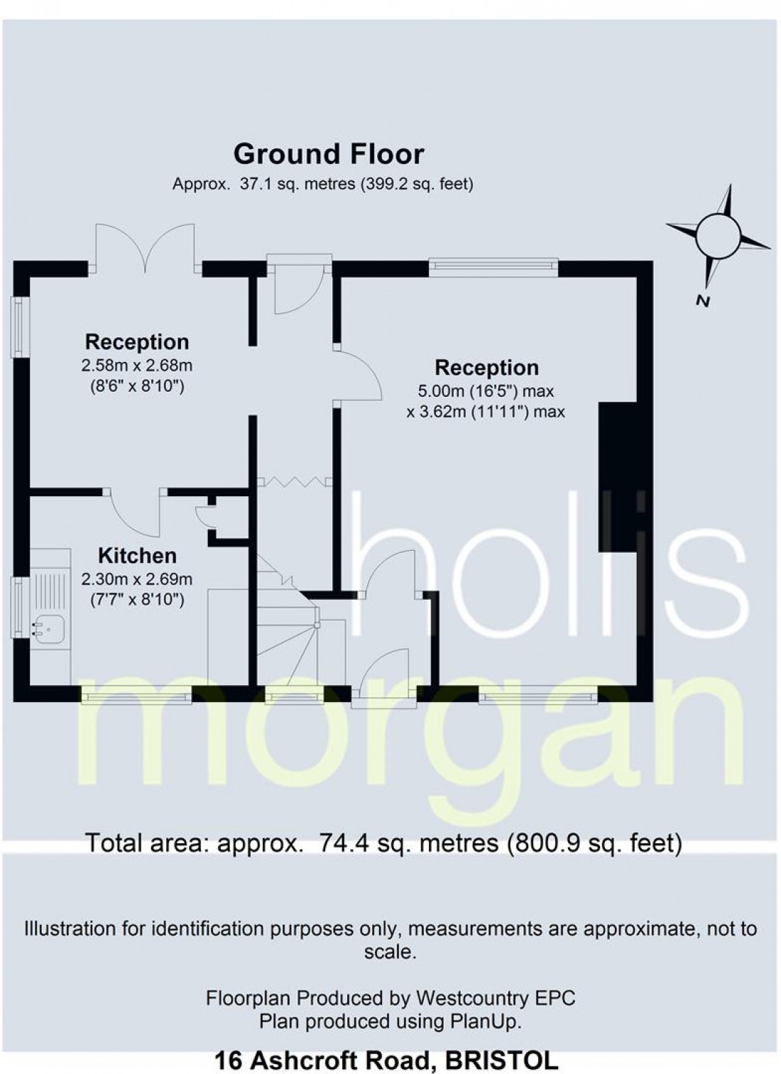 Floorplan for *** REDUCED PRICE *** 16 Ashcroft Road, Sea Mills, Bristol