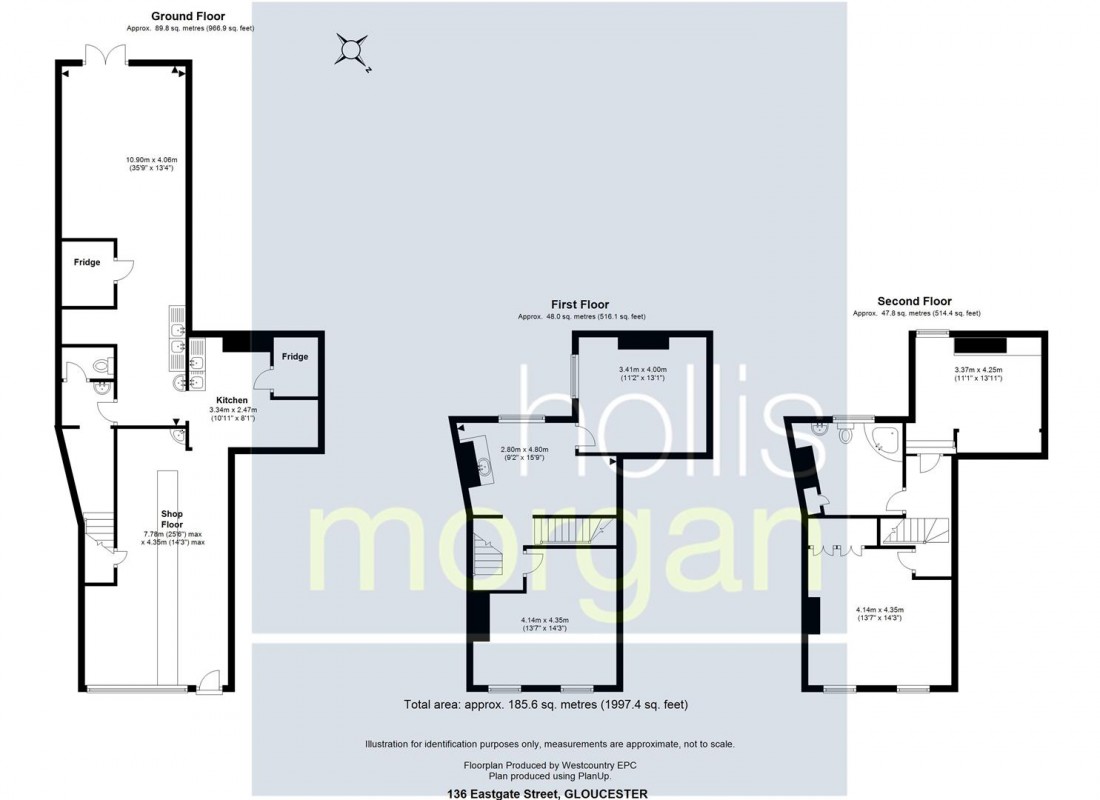 Floorplan for 136 Eastgate Street, Gloucester City Centre