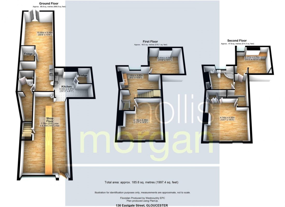 Floorplan for 136 Eastgate Street, Gloucester City Centre