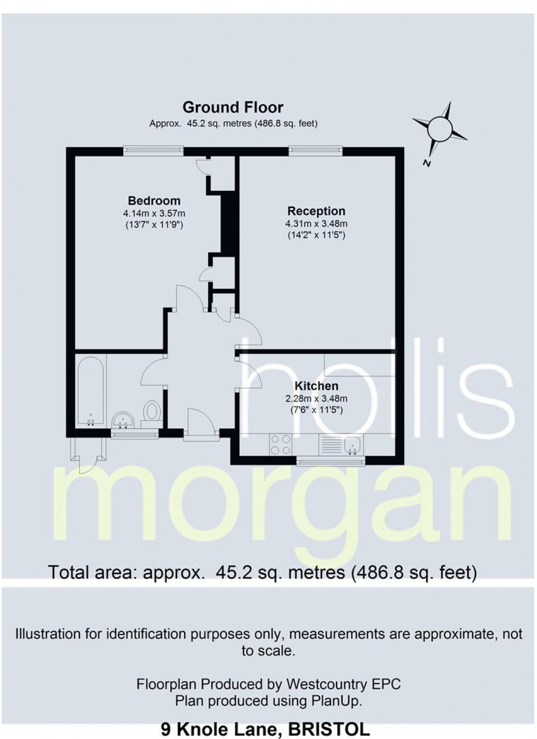 Floorplan for Knole Lane, Brentry, Bristol